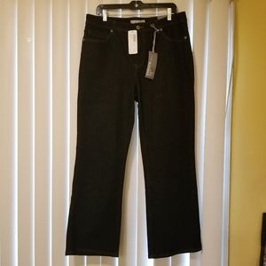 Chicos Platiinum Quartz  Black Jeans Size 2 Short